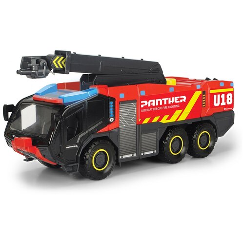 Машинка Dickie Toys Аэродромный (3719012), 62 см, красный пожарный автомобиль dickie toys scania 3716017 35 см красный