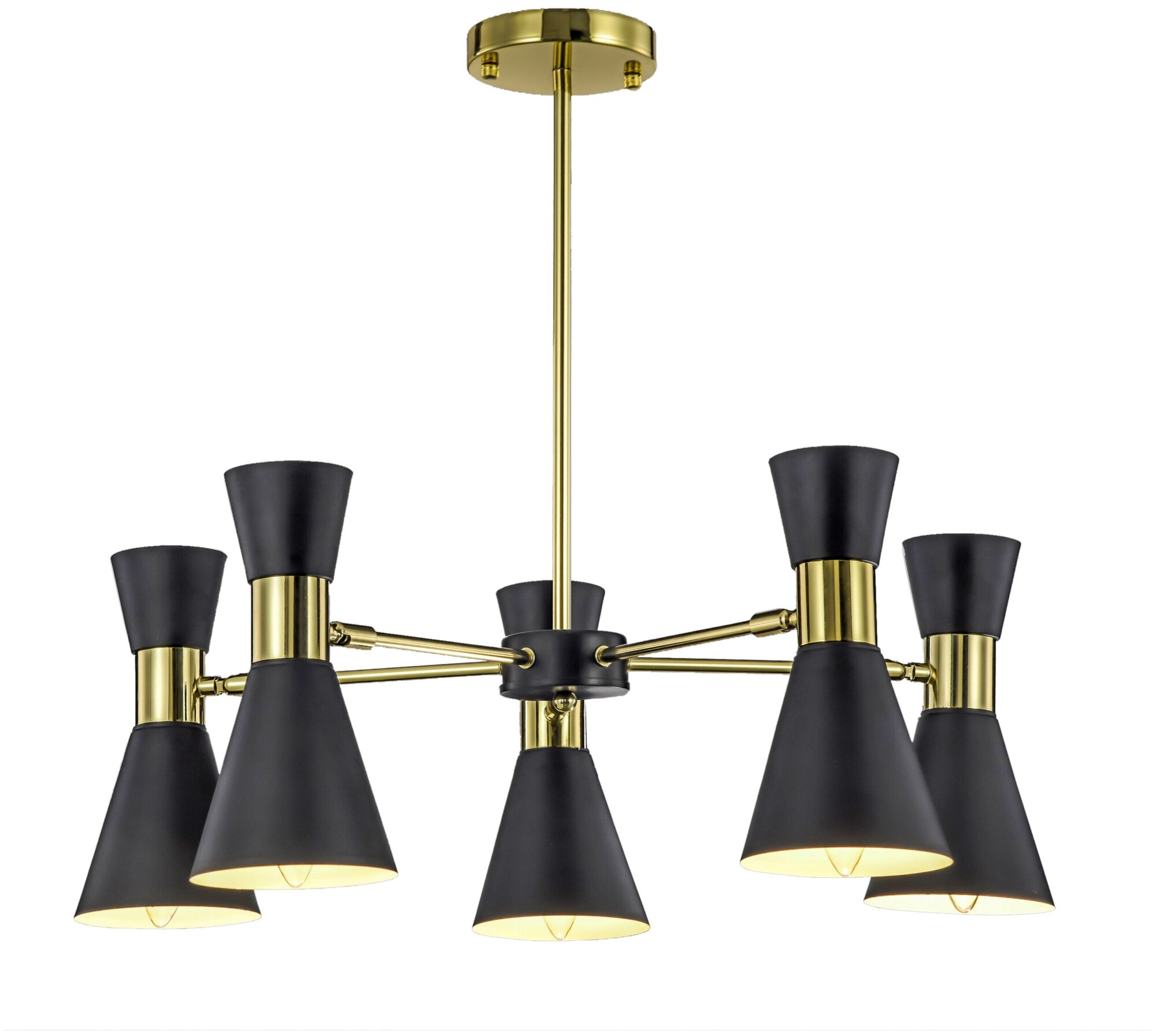 Люстра Mak-interior Elisium 5 black — фото 1