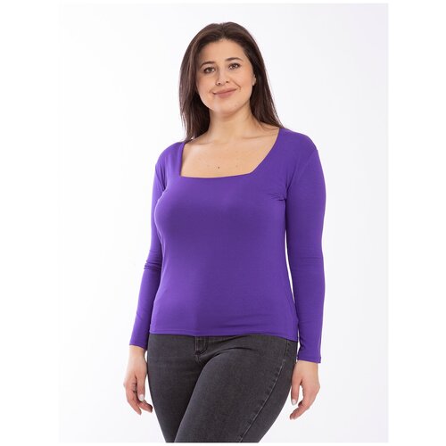 фото Лонгслив magic lady, размер 48-50, фиолетовый