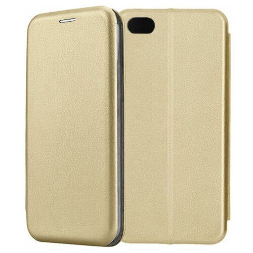 Чехол-книжка Fashion Case для Apple iPhone 5 / 5S / SE золотой