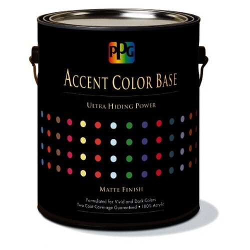 Краска акриловая латексная PPG Accent Color Base матовая Accent Tint Base 3.78 л