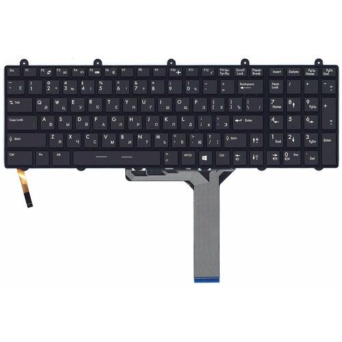 Клавиатура для ноутбука MSI GE60 GE70 GT70 черная с рамкой и подсветкой 7 цветов 6648₽