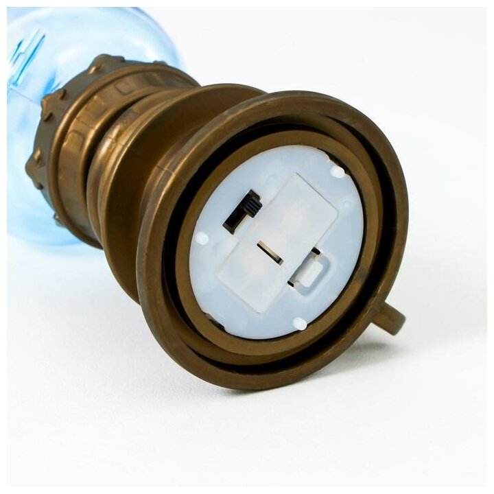 Ночник Керосиновая лампа малая LED от батареек 3хLR44 5,5х5,5х14 см - фотография № 6