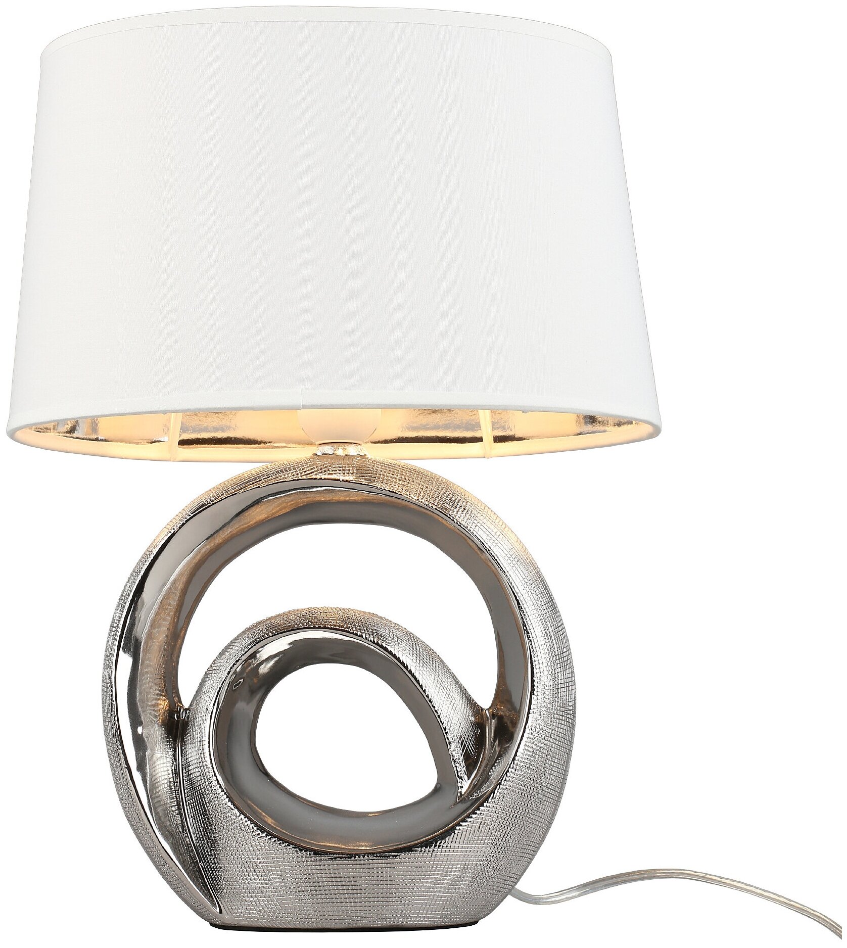 Настольная лампа Omnilux Padola OML-19324-01, E27, 60Вт, кол-во ламп:1шт, Белый