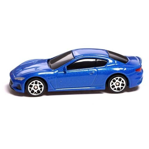 Машина металлическая MASERATI GRANTURISMO, 1:64, цвет синий 1 шт.