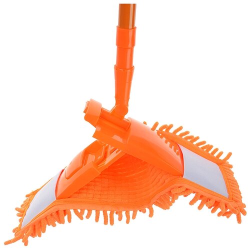 Швабра для пола аквамаг стелескопом насадка ворсовая из микрофибры ТВ-009 2269₽