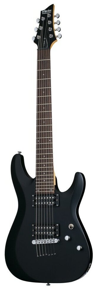 Гитара леворукая SCHECTER C-7 DELUXE SBK L/H