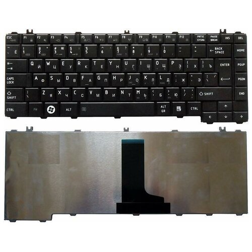Клавиатура для ноутбука Toshiba Satellite C600 L600 L630 L640 C640 черная 586₽