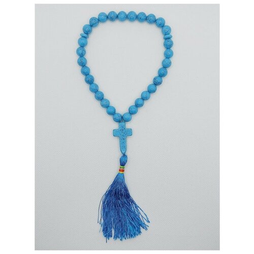 Четки из камня с крестом