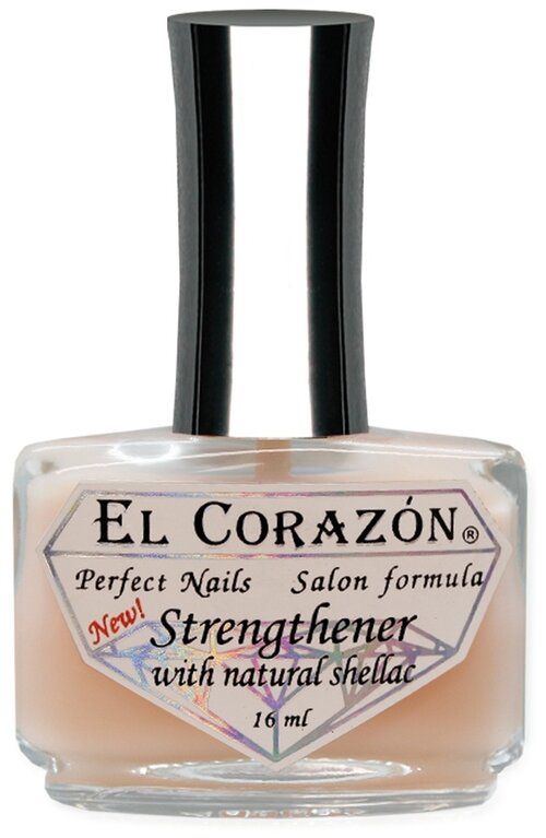 EL Corazon Базовое покрытие Strengthener with natural shellac, бежевый, 16 мл