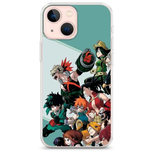 фото Силиконовый чехол "boku no hero academia" на apple iphone 13 mini / айфон 13 мини case place