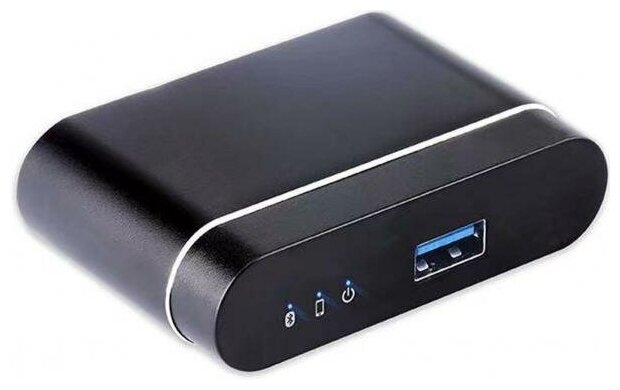 Мультимедиа конвертер, адаптер - переходник TYPE-C (USB3.1) - HDMI/VGA + mini JACK 3.5 GSMIN VH31 (Черный)