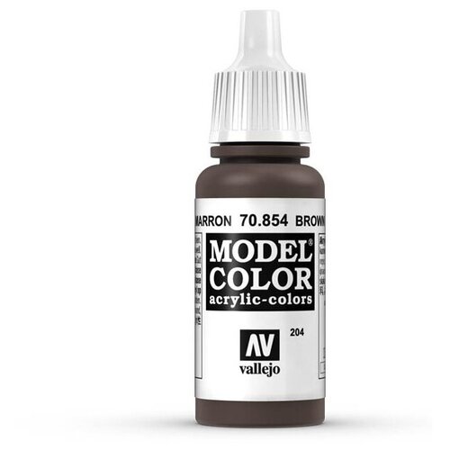 Краска Vallejo серии Model Color - Brown Glaze 70854, глазурь (17 мл) 60mm resin model kits medusa bust unpainted no color rw 138b