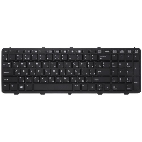 Клавиатура для ноутбука HP ProBook 450 G1 470 G1 черная с рамкой 965₽