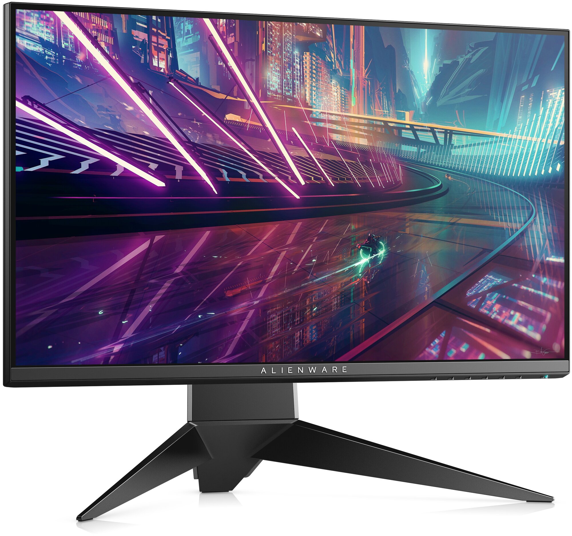 245 Монитор Alienware AW2518H 1920x1080 240 Гц TN черныйсеребристый