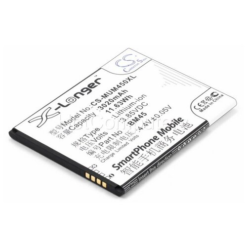 фото Аккумуляторная батарея для телефона xiaomi redmi note 2 (bm45) cameron sino