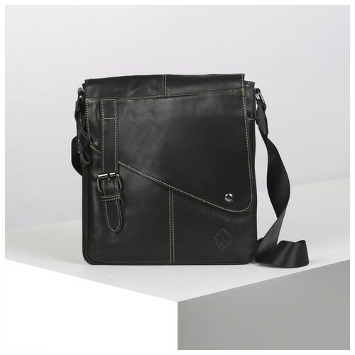 Сумка , черный алекс сумка деловая на молнии наружный карман длинный ремень цвет чёрный