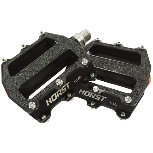 Педали BMX/ Downhill алюминиевые H150 HORST педали алюминиевые h150 широкая ось промподшипник со шкуркой черные horst