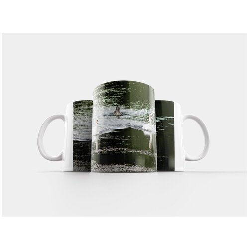 фото Кружка "лебеди, семья, дети" 320 мл lotsprints