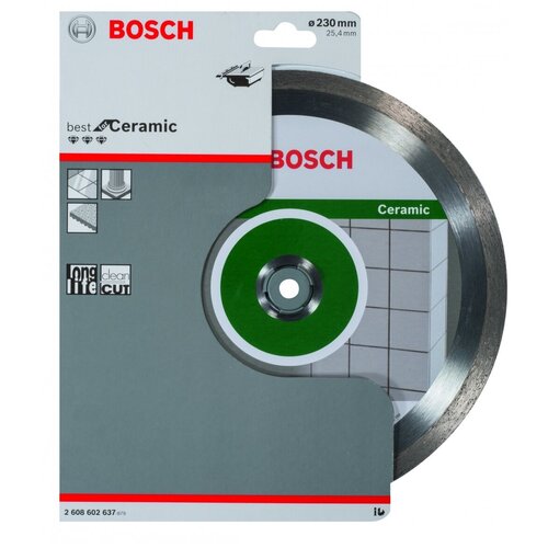 Диск алмазный BOSCH Best for Ceramic 230-25,4