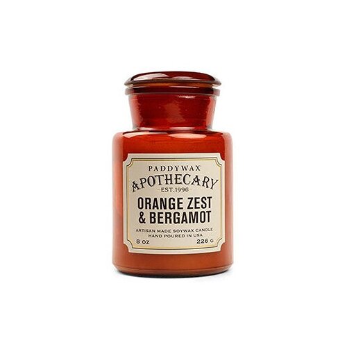 Набор свечей PADDYWAX Apothecary Orange Zest & Bergamot, коричневый