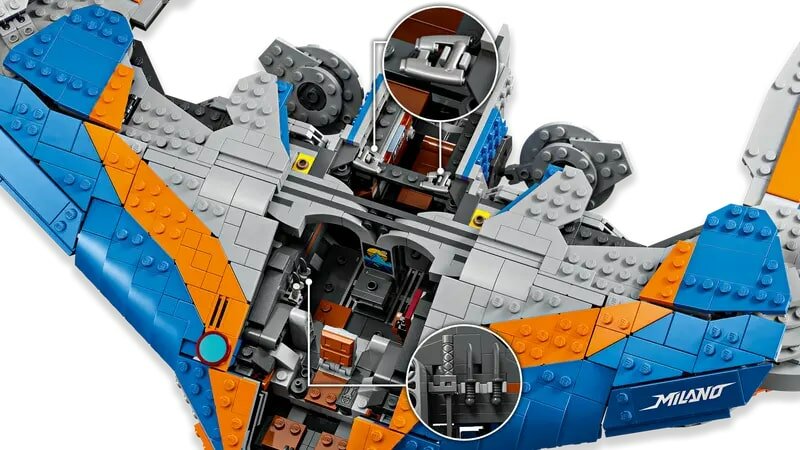 Конструктор LEGO Super Heroes 76286 Стражи Галактики: Милано, 2090 дет. — фото 1