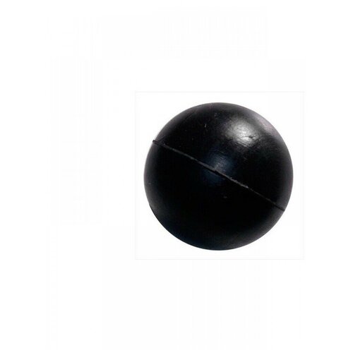фото Мяч литой зооник черный d-5см