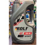 Синтетическое моторное масло ROLF GT 5W-40 A3/B4 SN/CF - изображение