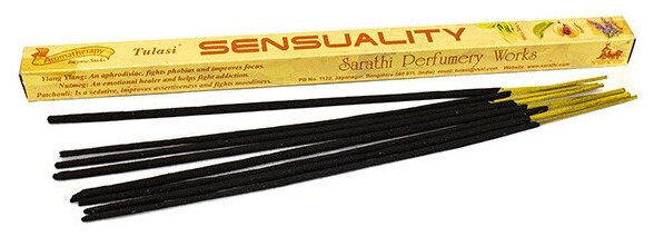 Благовоние Sarathi Чувственность Sensuality четырехгранник 8 палочек