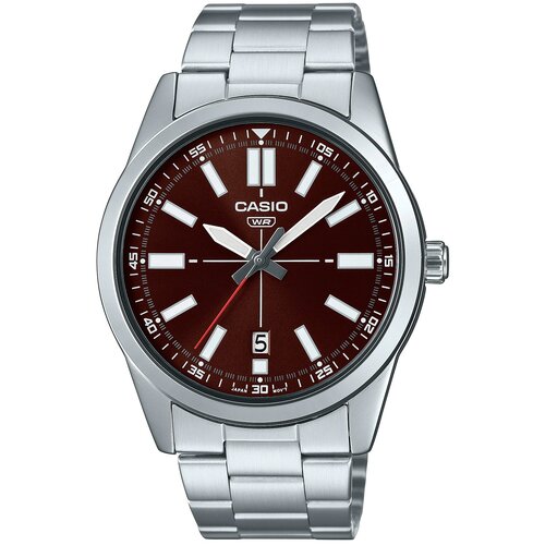 Наручные часы CASIO Collection MTP-VD02D-5E, серебряный, мультиколор