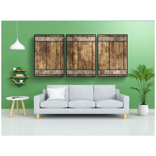 фото Набор модулных постеров для интерьера "доски, доска, знак" 60x90 см. в тубусе, без рамки lotsprints