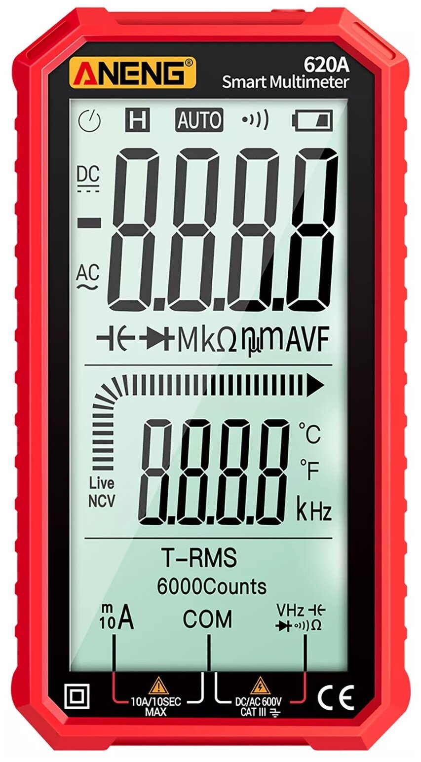 Мультиметр цифровой ANENG 620А True RMS