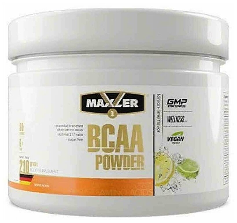 Maxler BCAA Powder 2:1:1 Sugar Free 210  -