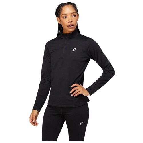 Лонгслив женский ASICS CORE LS 1/2 ZIP WINTER TOP PERFORMANCE BLACK