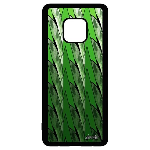 фото Красивый чехол для мобильного // huawei mate 20 pro // "восход" символ стиль, utaupia, зеленый