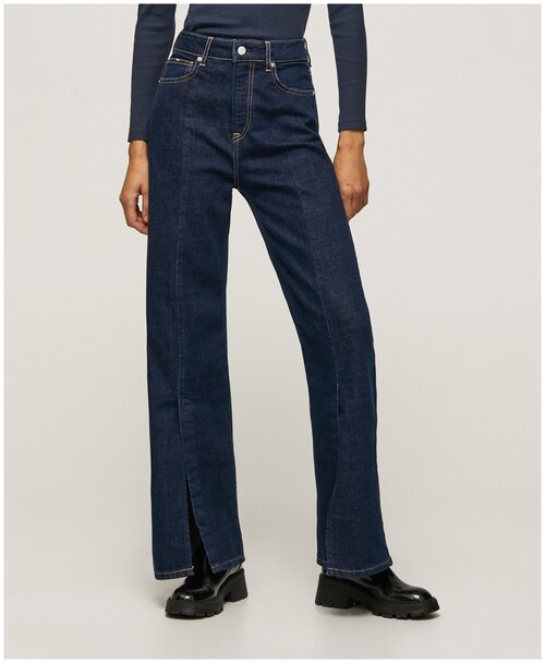 Джинсы  Pepe Jeans, стрейч, размер 32, синий