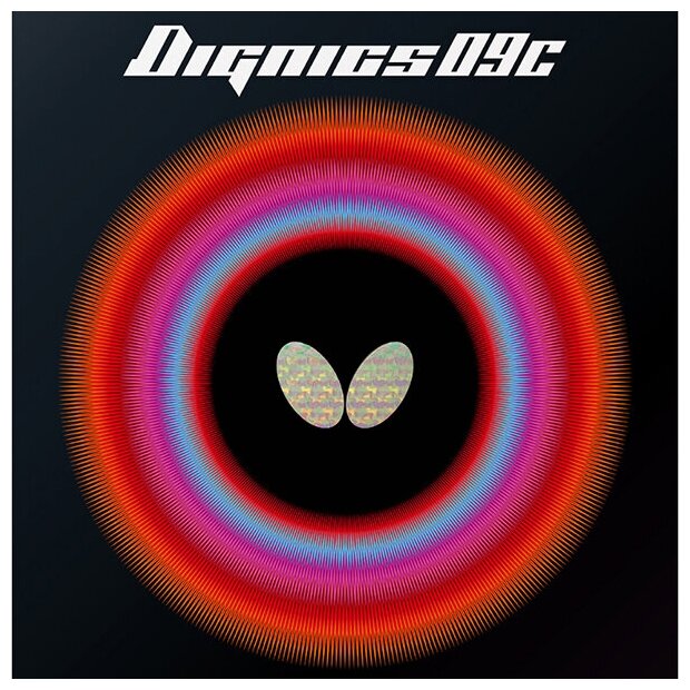 Накладка для настольного тенниса Butterfly Dignics 09С Black, 2.1