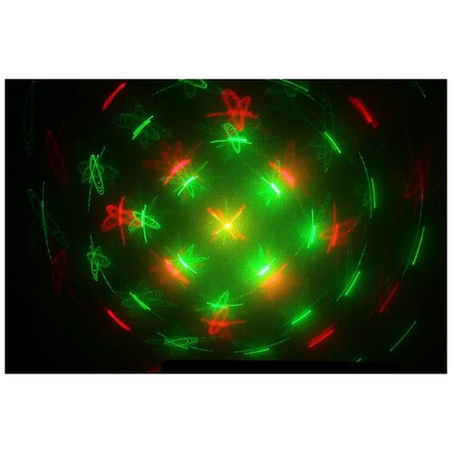 Лазерное шоу , цвет красный, зеленый, звезд ПДУ Komoloff Mini N10