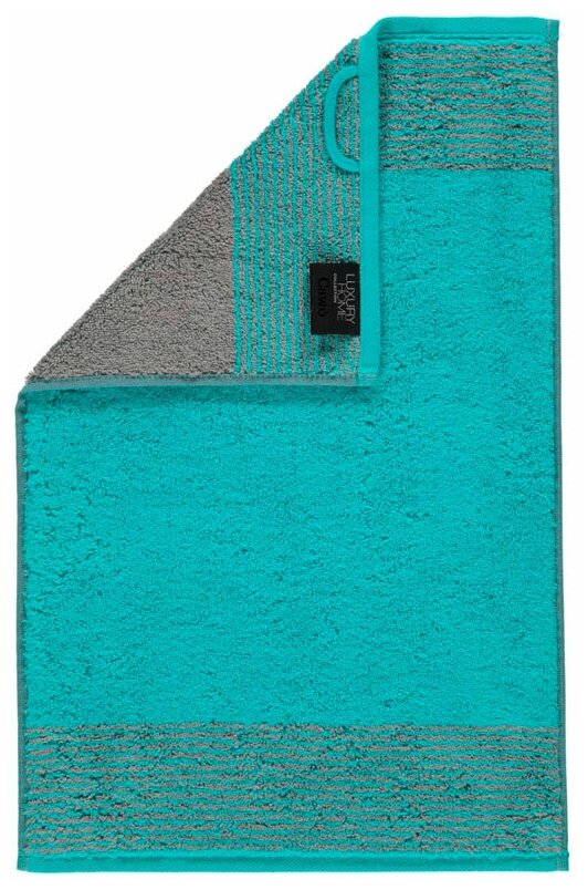 Полотенце махровое Cawo Two-Tone 50x100см, цвет бирюзовый - фотография № 10