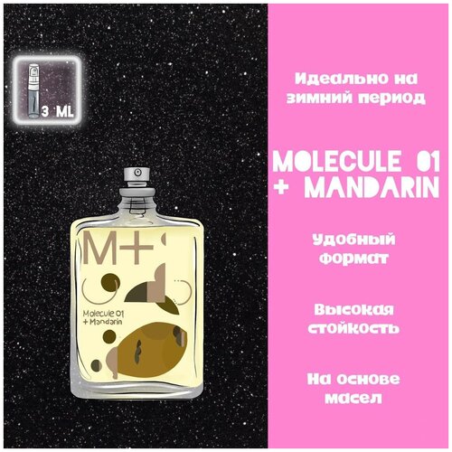 Духи Женские crazyDanKos Molecule 01 + Mandarin (Молекула + мандарин) (Спрей 8мл)