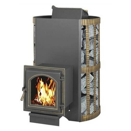 фото Банная печь везувий скиф с закрытой каменкой (270)