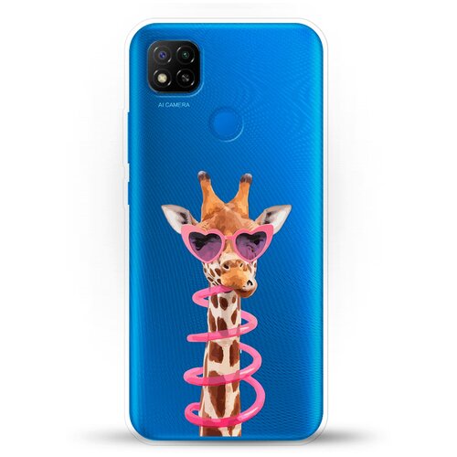 фото Силиконовый чехол жираф на xiaomi redmi 9c andy & paul