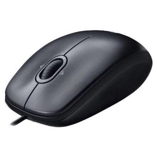 Мышь проводная оптическая Logitech M100 1000dpi серый 98500₽
