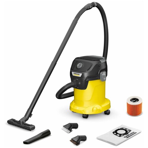 Строительный пылесос Karcher KWD 3 V-17420 Suction Brush Kit желтый 1628-4430 760000₽