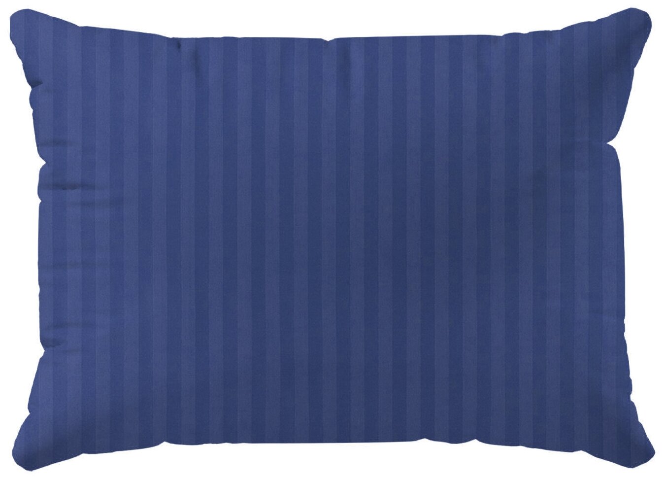 Комплект из 2 наволочек LOVEME 50х70 см, цвет синий (Indigo), страйп-сатин - фотография № 1
