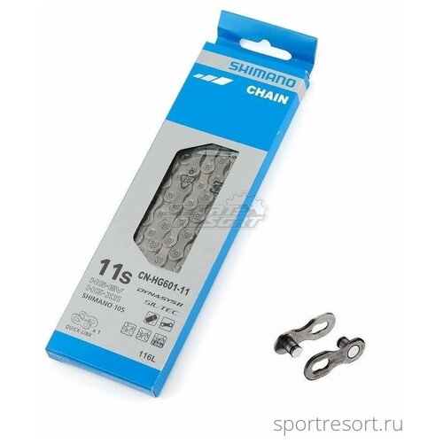 фото Shimano цепь shimano cn-hg601 (11ск, 116зв, замок)