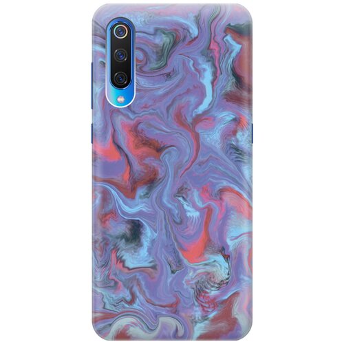 Силиконовый чехол Синяя абстракция на Xiaomi Mi 9 / Сяоми Ми 9