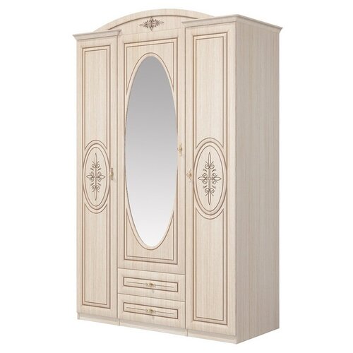 Василиса Шкаф для одежды СП-001-03 дуб бел с патиной 66554₽