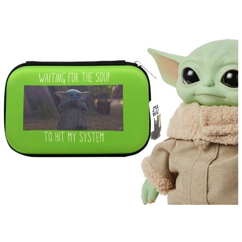 фото Пенал без наполнения в стиле baby yoda малыш йода мандалорец jakks pacific