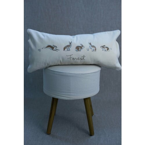 Подушка декоративная с вышивкой 